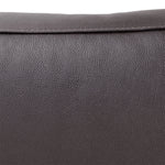 Kylie Leather Loveseat - Coffee
