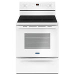 Maytag White Freestanding Electric Range (5.3 Cu. Ft.) - YMER6600FW