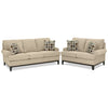 Crizia Sofa and Loveseat Set - Mocha