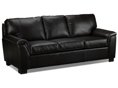 Reynolds Leather Sofa - Coffee