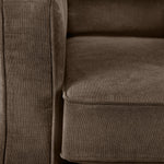 Agnes Sofa and Chair Set - Chocolate