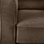 Agnes Sofa and Loveseat Set - Chocolate