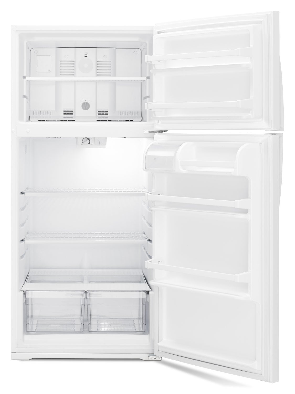 Whirlpool White Top-Freezer Refrigerator (14.3 Cu. Ft.) - WRT134TFDW