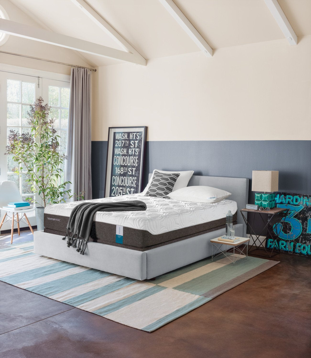 Tempur-Pedic Embrace 2.0 Plush King Mattress and Split Boxspring Set