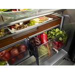 KitchenAid Stainless Steel Counter-Depth French Door Refrigerator (23.8 Cu. Ft.) - KRFC704FPS