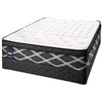 Sealy Figment Hybrid Cushion Firm King Mattress and Split Boxspring Set