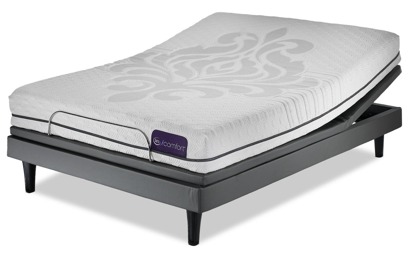 Serta iComfort Eco Levity Firm Queen Mattress and Motion Perfect III Complete Adjustable Base Set