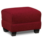 Ashby Ottoman - Red