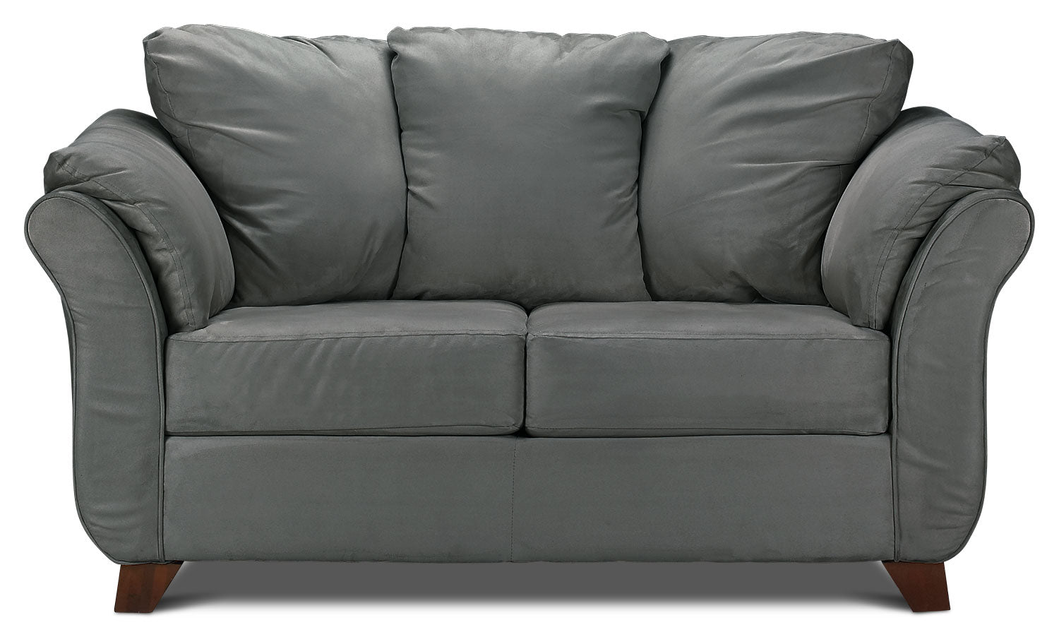 Collier Sofa, Loveseat and Chair Set - Dark Grey