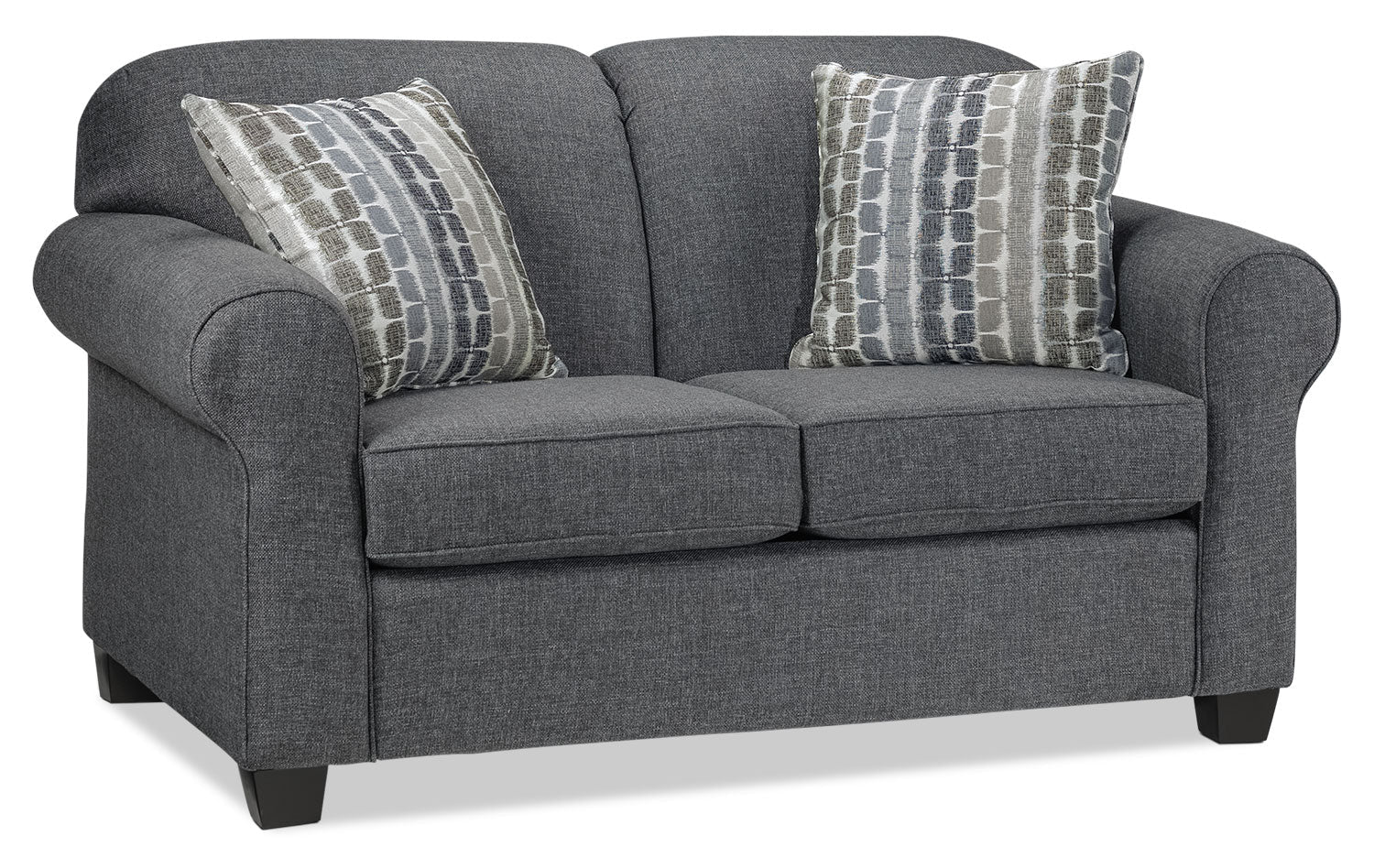 Aristotle Sofa and Loveseat Set - Grey