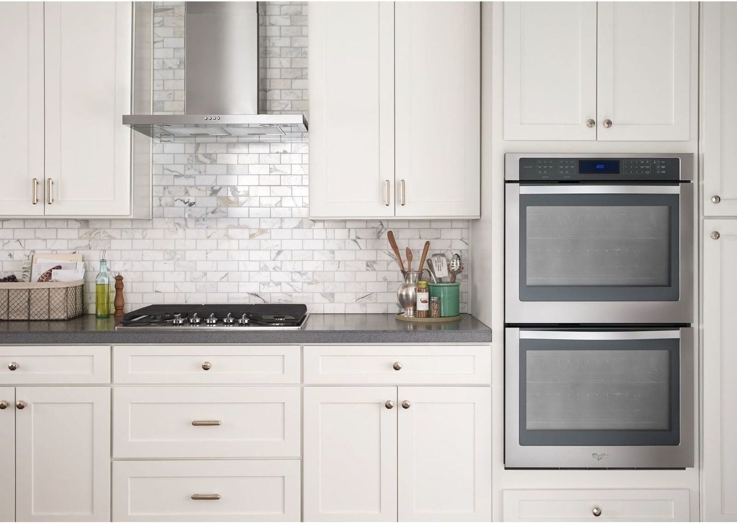 Whirlpool Stainless Steel 30" 400 CFM Wall-Mount Range Hood - WVW57UC0FS