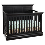 Cameron Convertible Panel Crib - Black