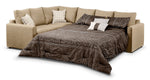 Athina 2-Piece Sectional with Right-Facing Queen Sofa Bed  - Mushroom