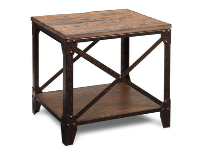 Pinebrook End Table - Distressed Natural Pine