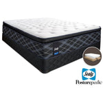 Sealy 6K Cushion Firm Queen Mattress and Split Boxspring Set