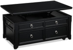 Turner Lift-Top Coffee Table - Black