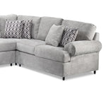 Jupiter 4-Piece Sectional with Left-Facing Chaise - Ash