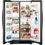 Whirlpool Black Side-by-Side Refrigerator (25 Cu. Ft.) - WRS315SNHB