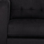 Anthena Sofa and Loveseat Set - Charcoal