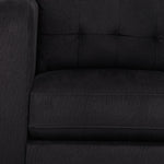 Anthena Polyester Sofa - Charcoal