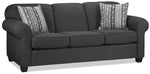 Aristotle Sofa, Loveseat and Chair Set - Graphite