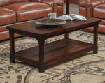 Wellington Coffee Table with 2 End Tables - Walnut