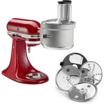 KitchenAid Grey Food Processor with Commercial-Style Dicing Kit - KSM2FPA