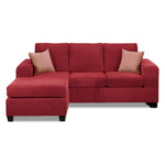 Fava Chaise Sofa - Red