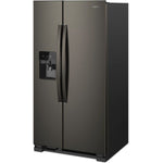 Whirlpool Black Stainless Steel Side-by-Side Refrigerator (25 Cu. Ft.) - WRS325SDHV