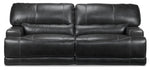 Dearborn Power Reclining Leather Sofa - Charcoal
