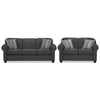Aristotle Sofa and Loveseat Set - Graphite