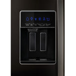 Whirlpool Black Stainless Steel Counter-Depth Side-by-Side Refrigerator (21 Cu. Ft.) - WRS571CIHV