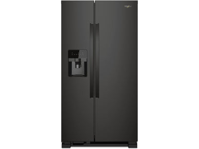 Whirlpool Black Side-by-Side Refrigerator (25 Cu. Ft.) - WRS335SDHB