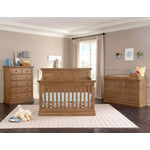 Cameron Convertible Panel Crib - Cashew