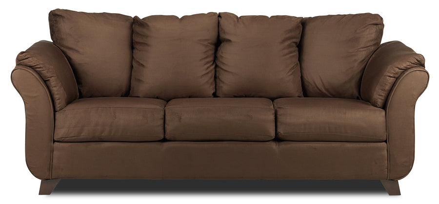 Collier 3 Pc. Living Room Package - Chocolate
