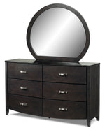 Cinema 6-Piece King Storage Bedroom Set - Charcoal