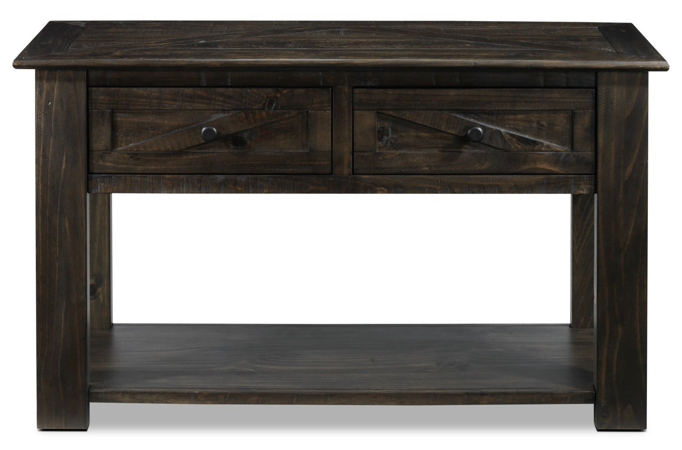 Gable Sofa Table - Weathered Charcoal