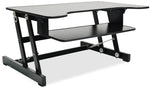 Rocelco Adjustable Desk Riser - Black