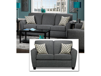 Ashby 2 Pc. Living Room Package w/ Loveseat - Grey