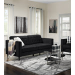 Anthena Polyester Sofa - Charcoal