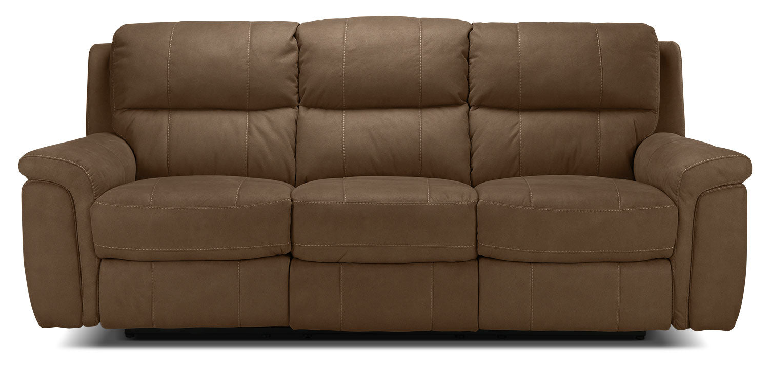 Roarke Reclining Sofa - Tobacco