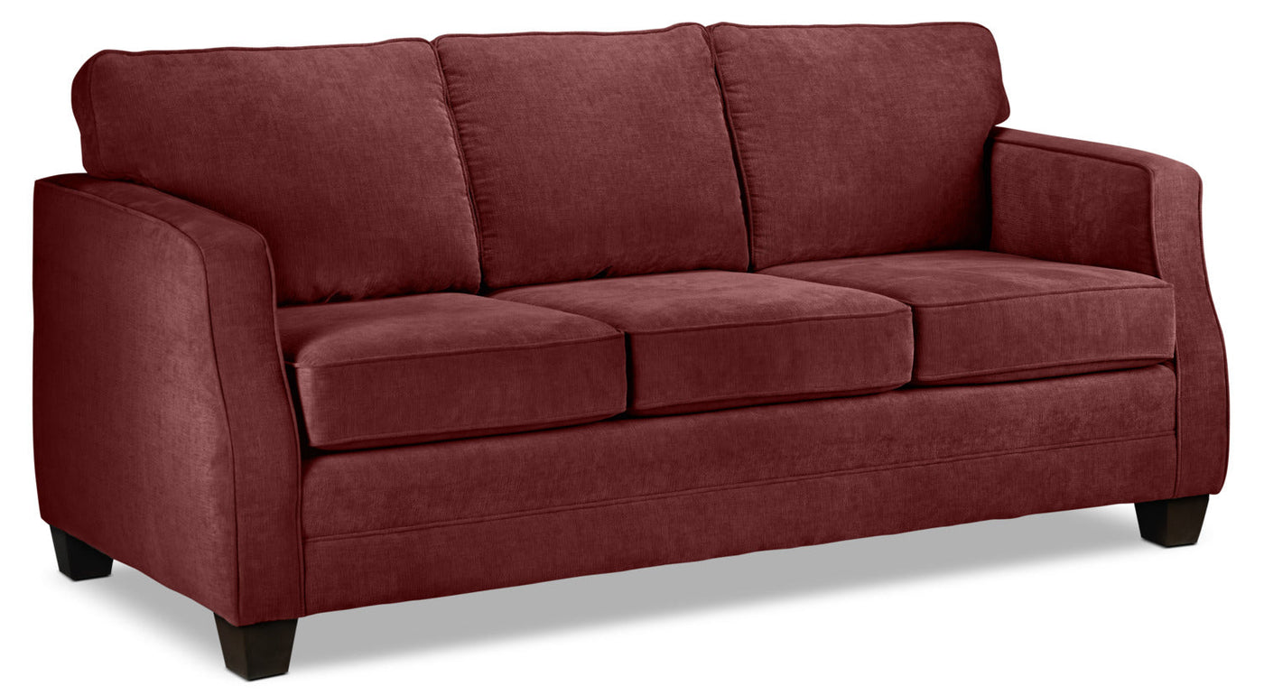 Agnes Sofa, Loveseat and Chair Set - Merlot