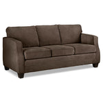 Agnes Sofa and Loveseat Set - Chocolate