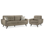 Julian Sofa and Chair Set - Grey