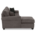 Althea 2-Piece Sectional with Left-Facing Chaise - Charcoal