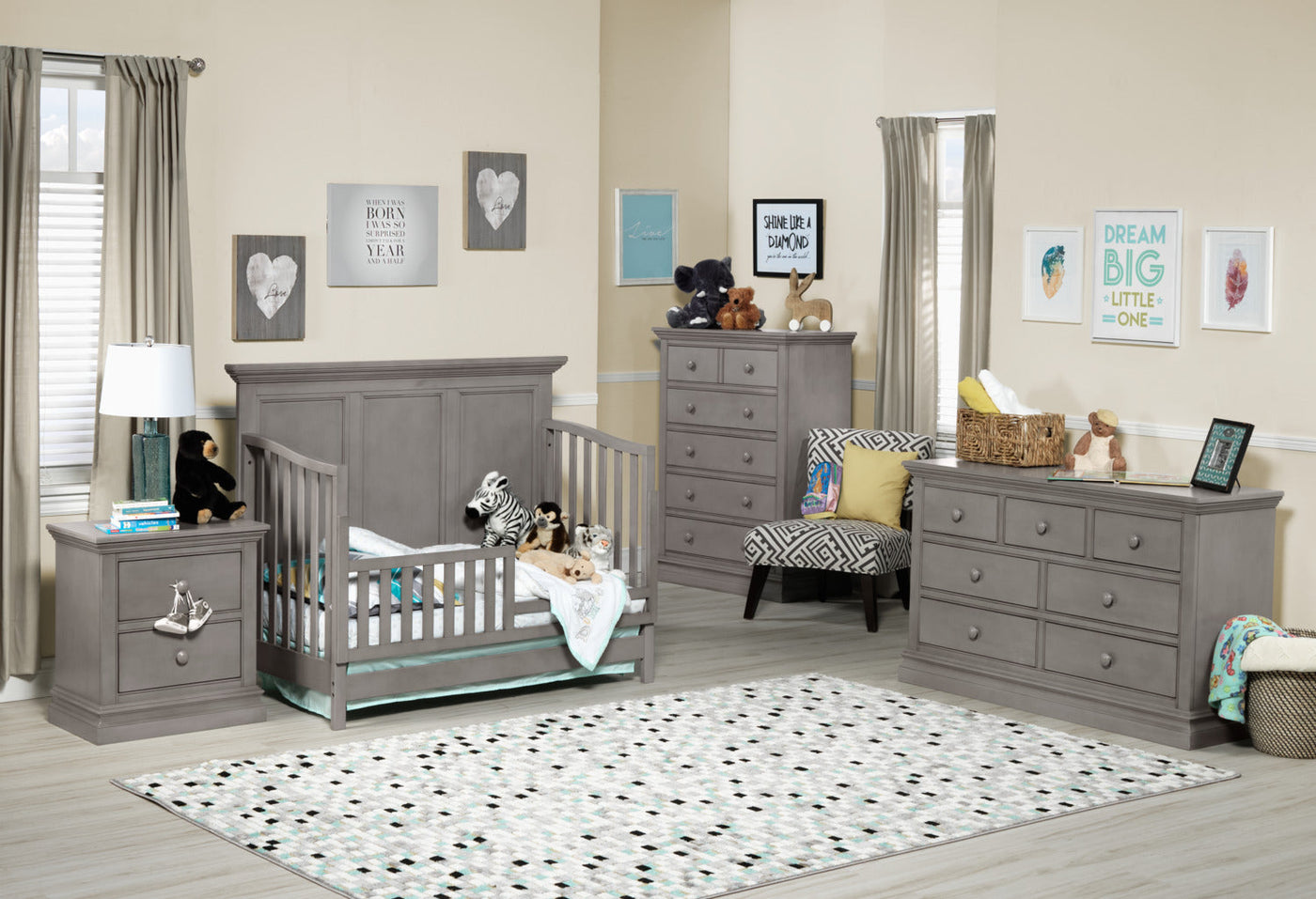 Cameron 7 Drawer Dresser - Cloud