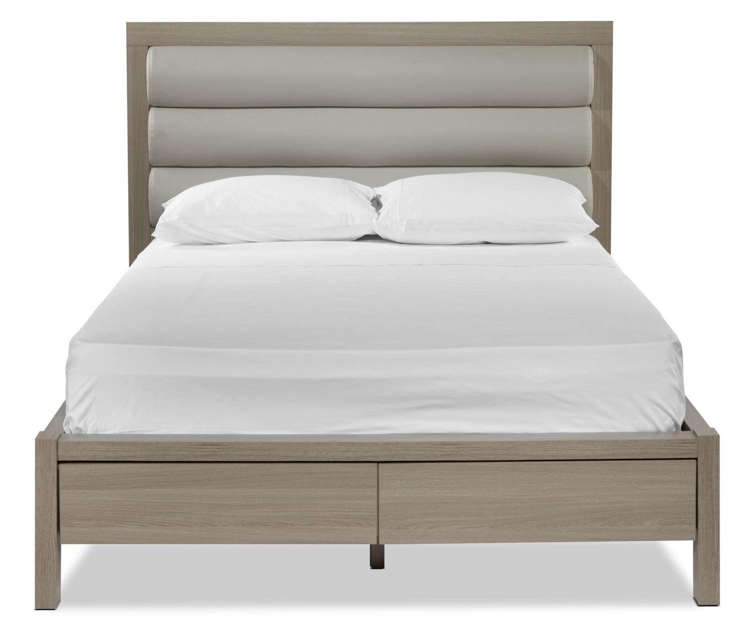 Bay Hill 3-Piece Queen Storage Bed - Grey