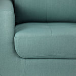 Julian Sofa and Loveseat Set - Teal