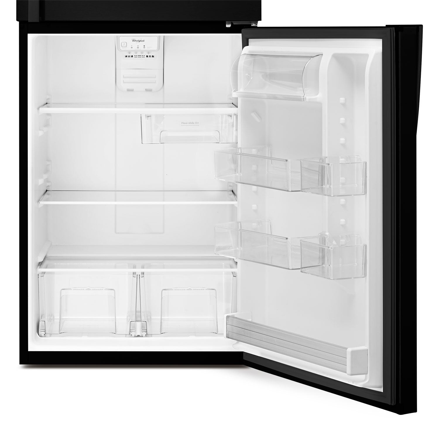 Whirlpool Black Top-Freezer Refrigerator (19.2 Cu. Ft.) - WRT519SZDB