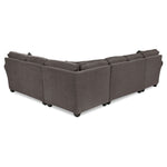 Althea 4-Piece Sectional with Left-Facing Chaise - Charcoal